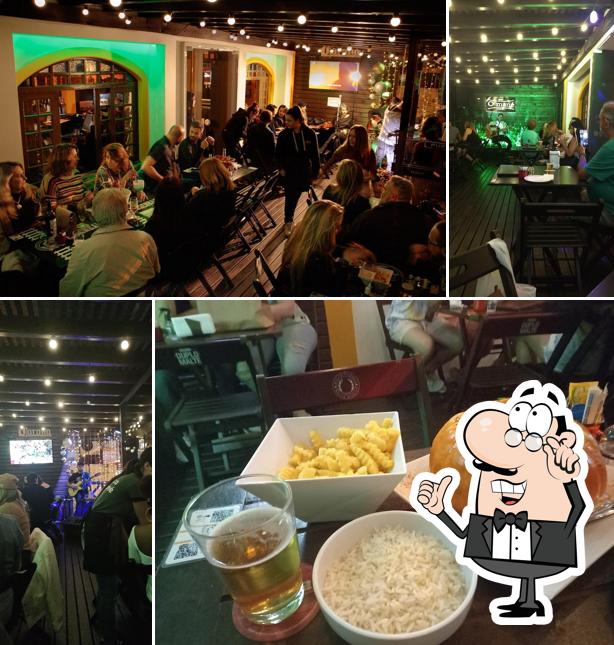 O interior do Boteco O Mané