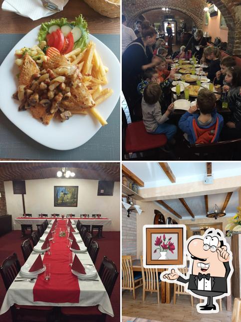 Dai un'occhiata agli interni di The Bricks restaurant