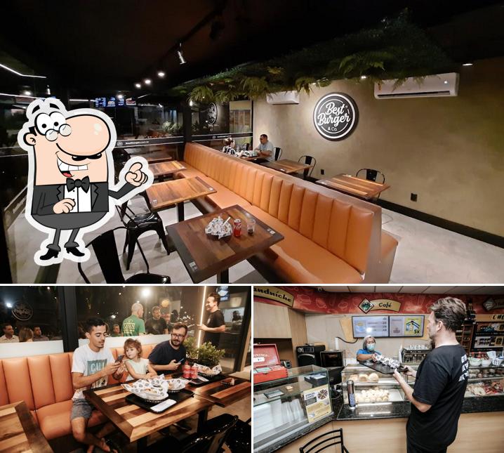 O interior do Best Burger & Co. Timbó