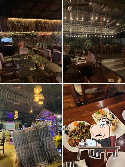 The interior of Domingos Gazebo Restaurant