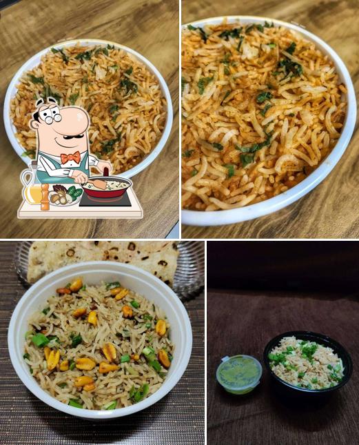 Fried rice at wraps & Rolls
