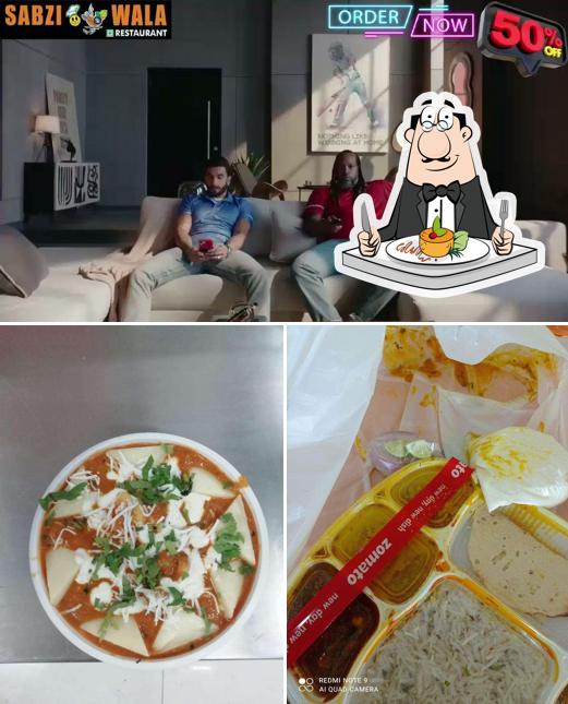 This is the photo displaying food and interior at Restaurant SabziWala-Vapi