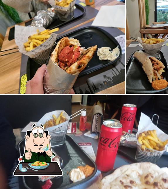 Sandwich grec à Indian K'bab