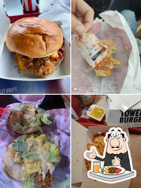 Sandwich de porc effiloché à KFC Saintes