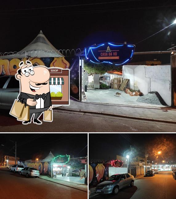 O exterior do Casa da Vó - Assados e Marmitex
