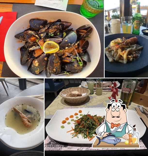 Salmone grigliato al Restaurant Harbour