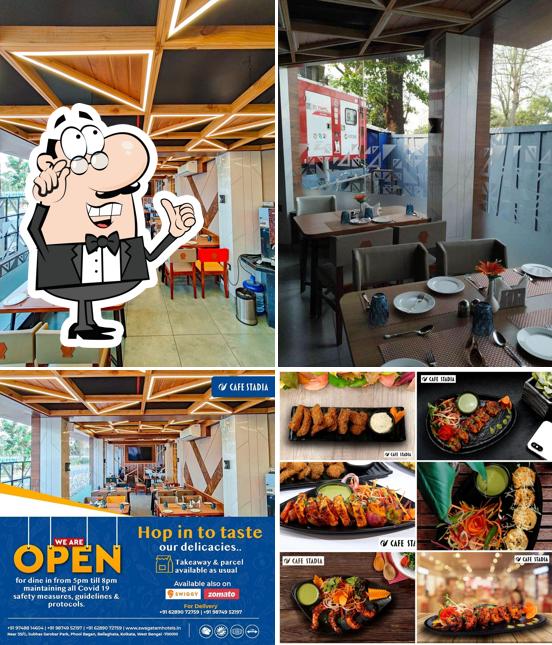Check out how Cafe Stadia looks inside