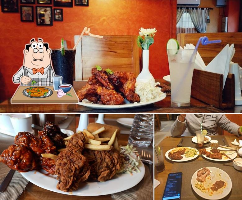 Chicken wings at Neev's Restaurant