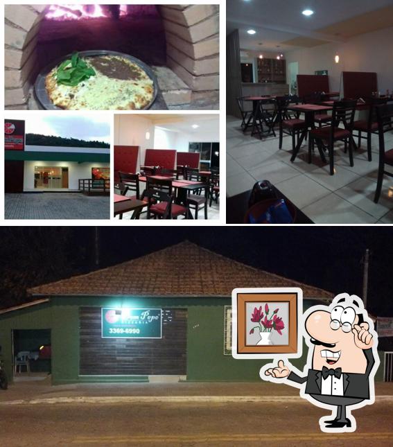 Veja imagens do interior do Pizzaria Dom Pepe