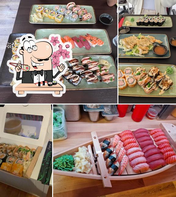 Les sushi sont disponibles à Yami Sushi