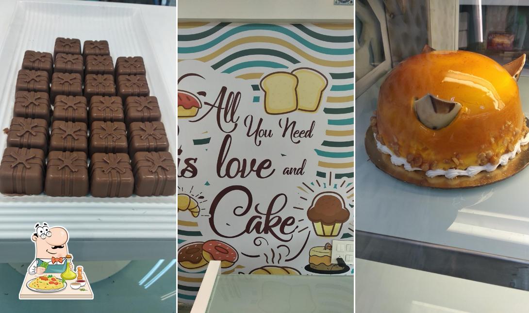 Food at Bake Studio cake shop