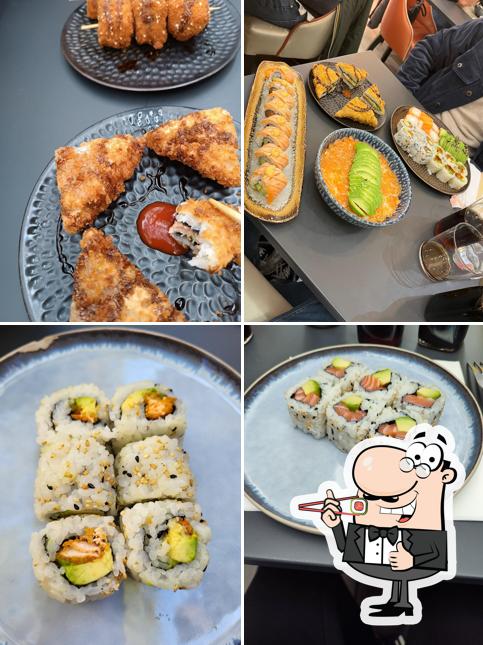 Commandez différentes options de sushi