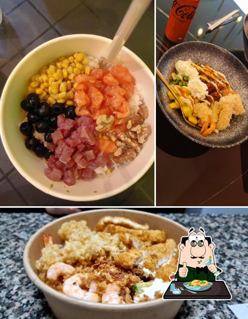 Maccheroni al formaggio al Sushimi