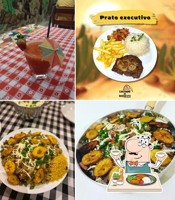 Batatas fritas em Restaurante Cantinho do Nordeste