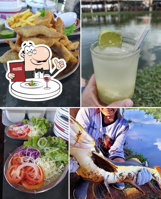 Platos en Pesqueiro Recanto da Pesca
