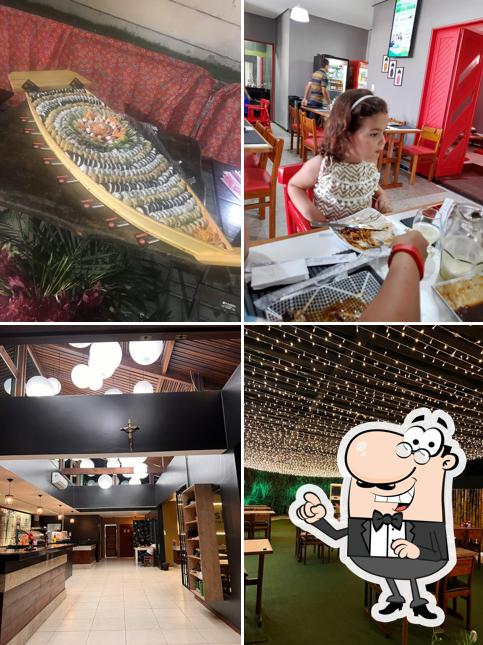 O interior do Sushi Mania Arapiraca