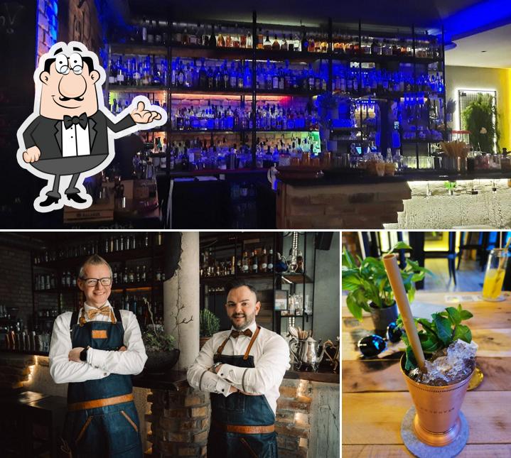 L'intérieur de Craftbar Rostock & Craftbar Cocktail College