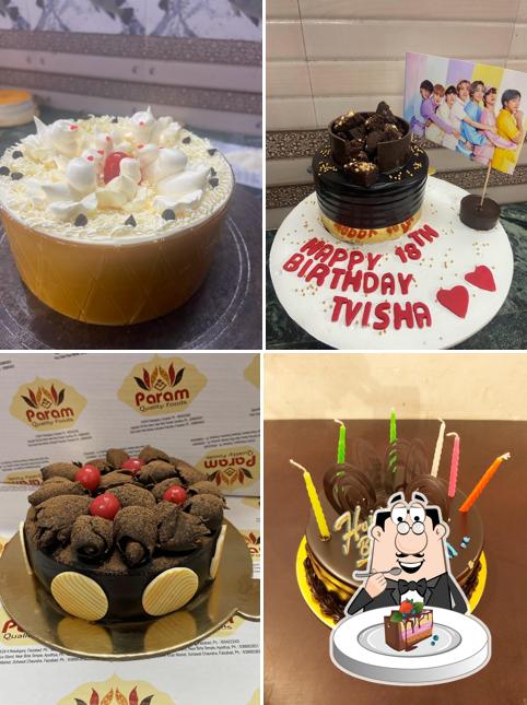 Chocolate cake at Param food Products