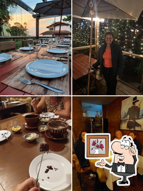 O interior do Restaurante Colina's Gramado