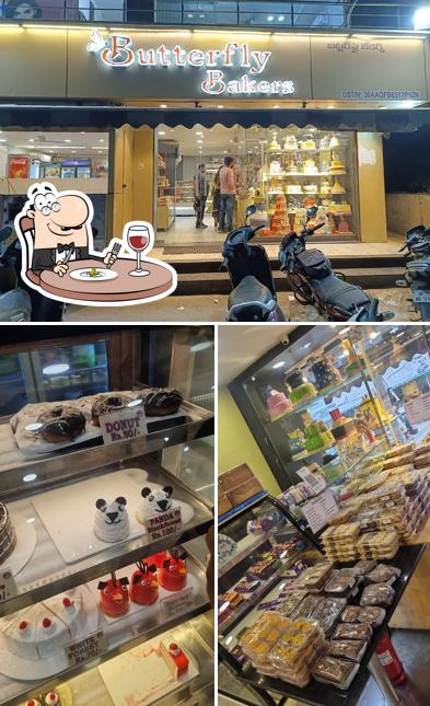 Among various things one can find food and exterior at BUTTERFLY BAKERY