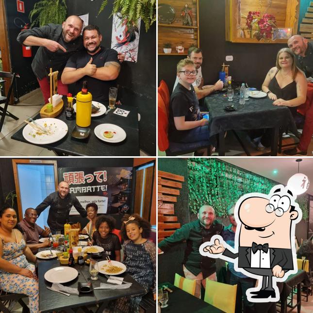 O interior do Bravec Sushibar
