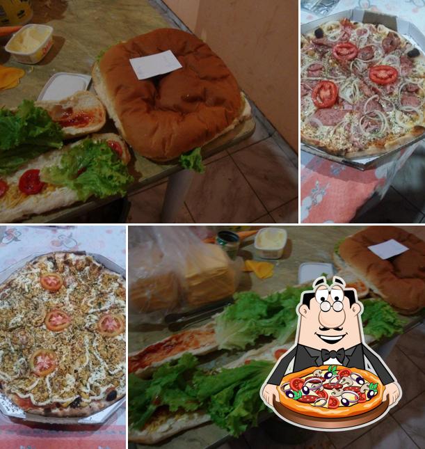 Experimente pizza no SAULO-LANCHES & Núbia lanches
