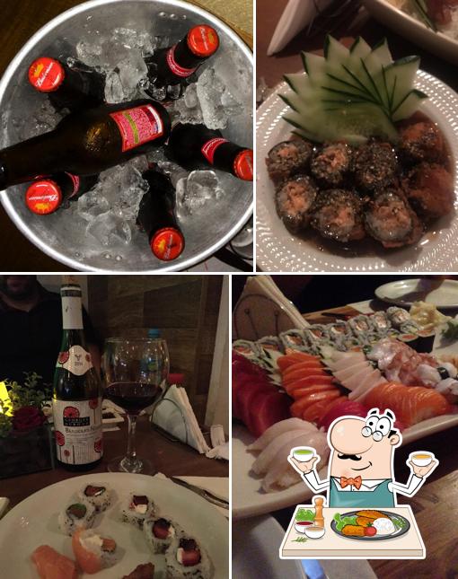 Platos en Nagashi Asian Food