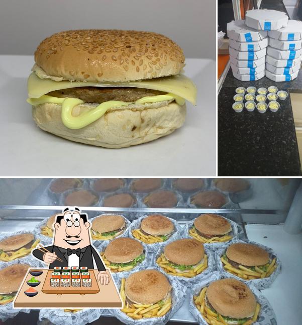 Peça diversas opções de sushi