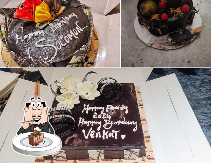 Chocolate cake at Chocomans