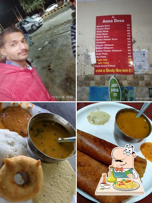 Food at Muttu's Anna Dosa