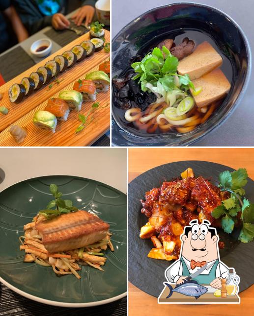 Salmone grigliato al Noodle Show