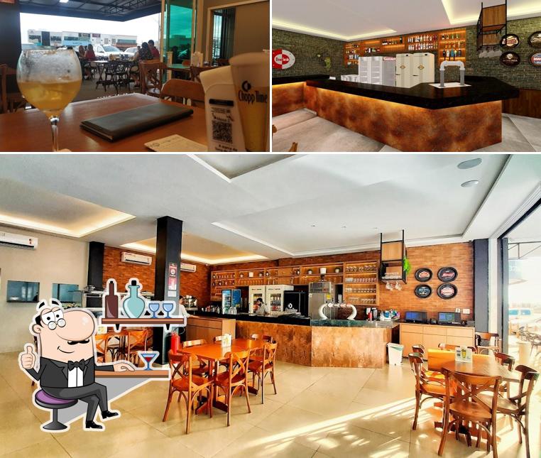 O interior do Chopp Time