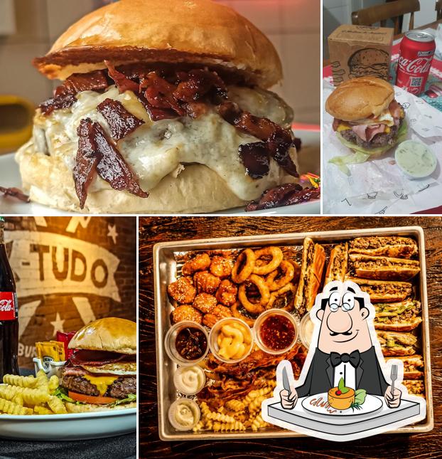 Sanduíche de carne de porco desfiada em X-Tudo Burger Hamburgueria Jundiaí