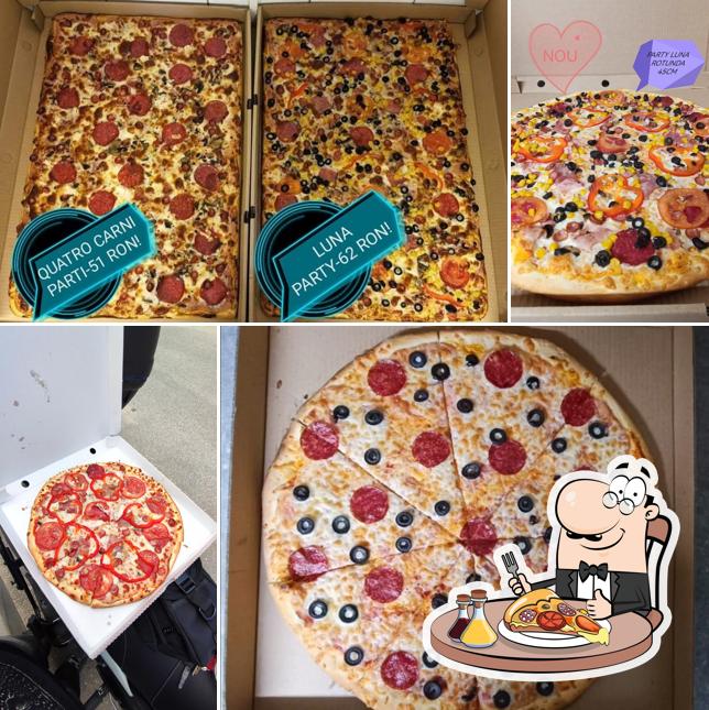 A Luna pizza, vous pouvez essayer des pizzas