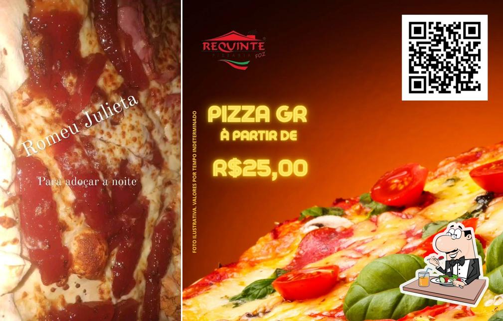 Platos en Requinte Pizzaria