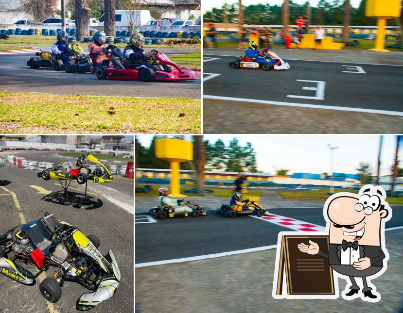 Descubra a área externa do Kartódromo Kart Park