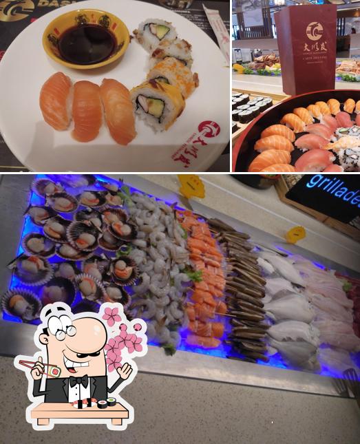 Essayez de nombreuses options de sushi