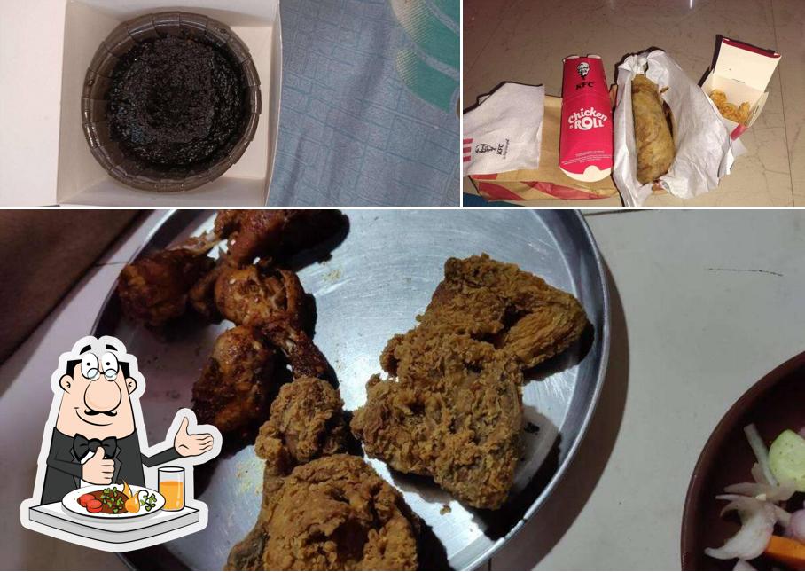The picture of KFC’s food and exterior
