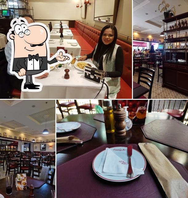 O interior do L'Entrecote De Paris - Parque Dom Pedro
