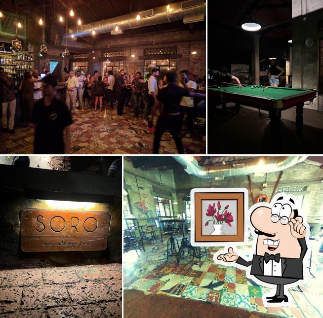 The interior of Soro - The village pub