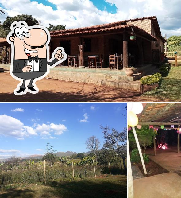 Descubra a área externa do O CAITITU - Comida Mineira Restaurante em Sarzedo - MG