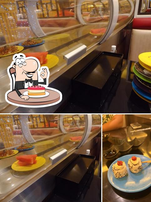 Bolo de queijo em SUSHI DONSHEN DUQUE