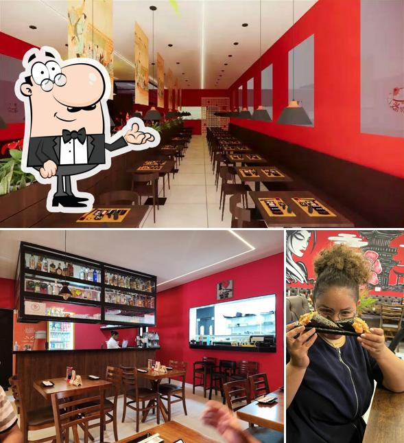 Veja imagens do interior do Restaurante Japonês - Kasuo Sushi
