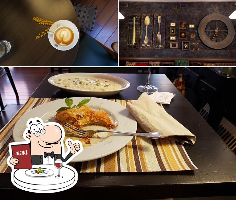 La immagine della cibo e esterno di Bar Monti