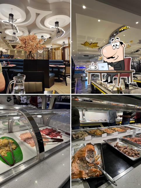 Installez-vous à l'une des tables de O'BUFFET