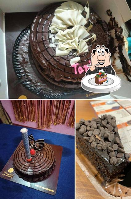 Chocolate cake at 7th Heaven