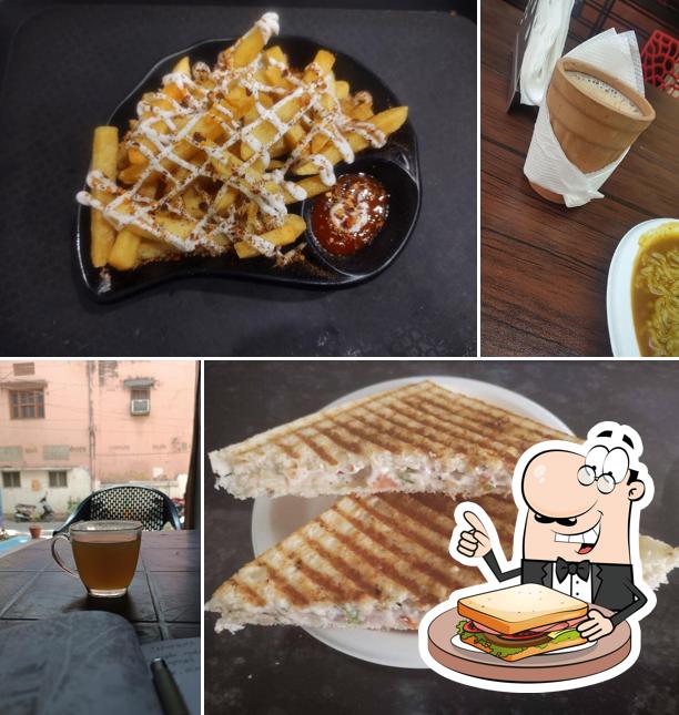 Grilled cheese sandwich at Chai Bar
