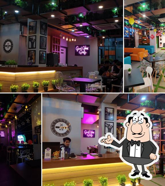 The interior of 808 Cafe