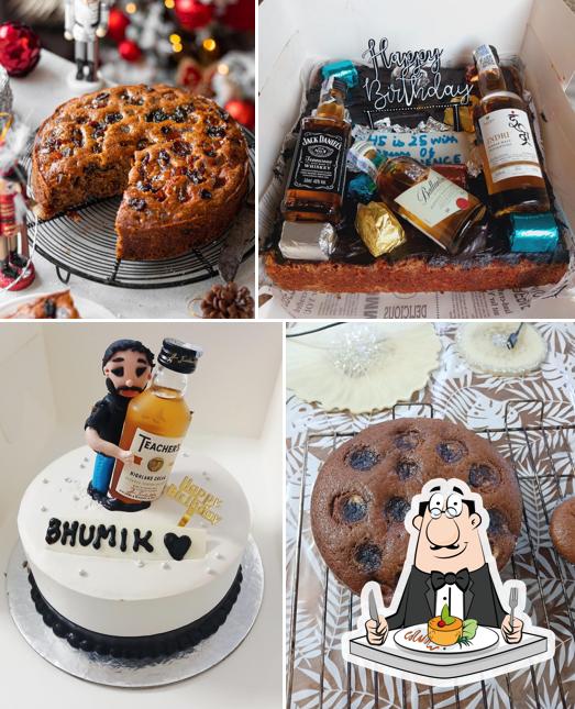 The photo of food and beer at Mr. Drycakewala ( Guilt-Free Delicacies)