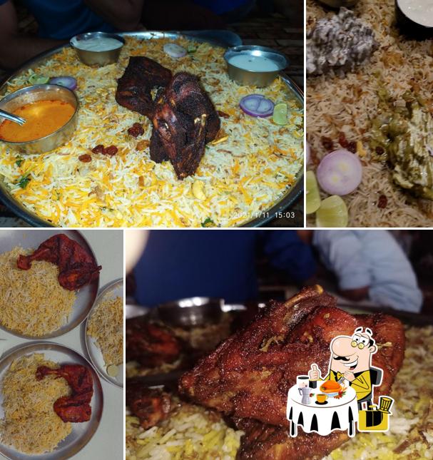 Biryani at Arabian Nights Mandi lounge